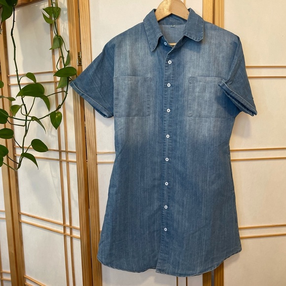 Three Bird Nest Dresses & Skirts - Denim Dress with Pockets NWOT